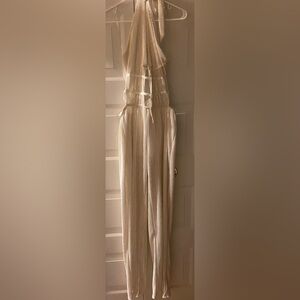 Elegant Cream Jumpsuit